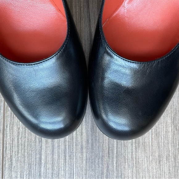 Charles Jourdan C J BIS Black Leather Pumps | 9.5 - Picture 4 of 10